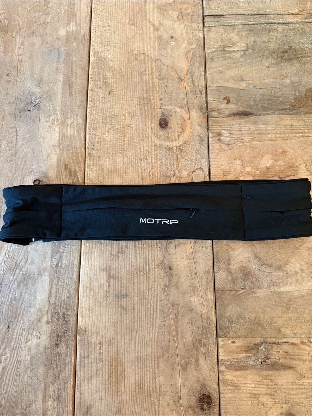 Black Running Waist Belt
